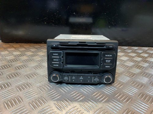 11-17 KIA RIO MK3 RADIO/CD PLAYER HEAD UNIT 961701W750CA