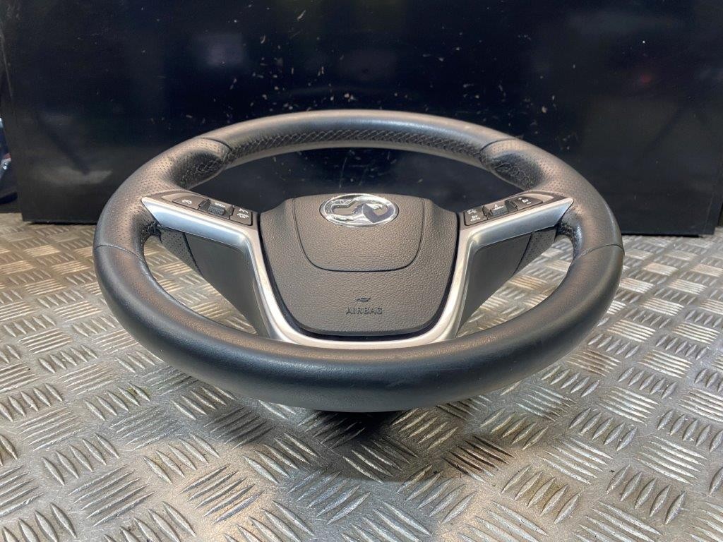 12-18 VAUXHALL ASTRA GTC MULTIFUNCTION LEATHER STEERING WHEEL WITH AIRBAG - Thumbnail 6