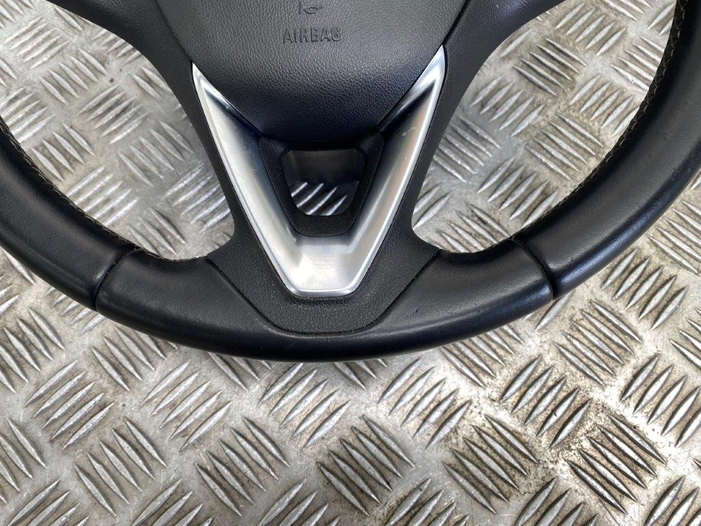 15-19 VAUXHALL ASTRA K MK7 MULTIFUNCTION LEATHER STEERING WHEEL/BAG *HAS WORN - Thumbnail 5