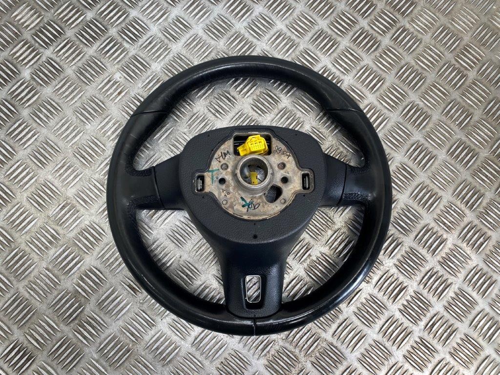 11-16 VW TIGUAN 5N MULTIFUNCTION LEATHER STEERING WHEEL (HAS MARK) - Thumbnail 9