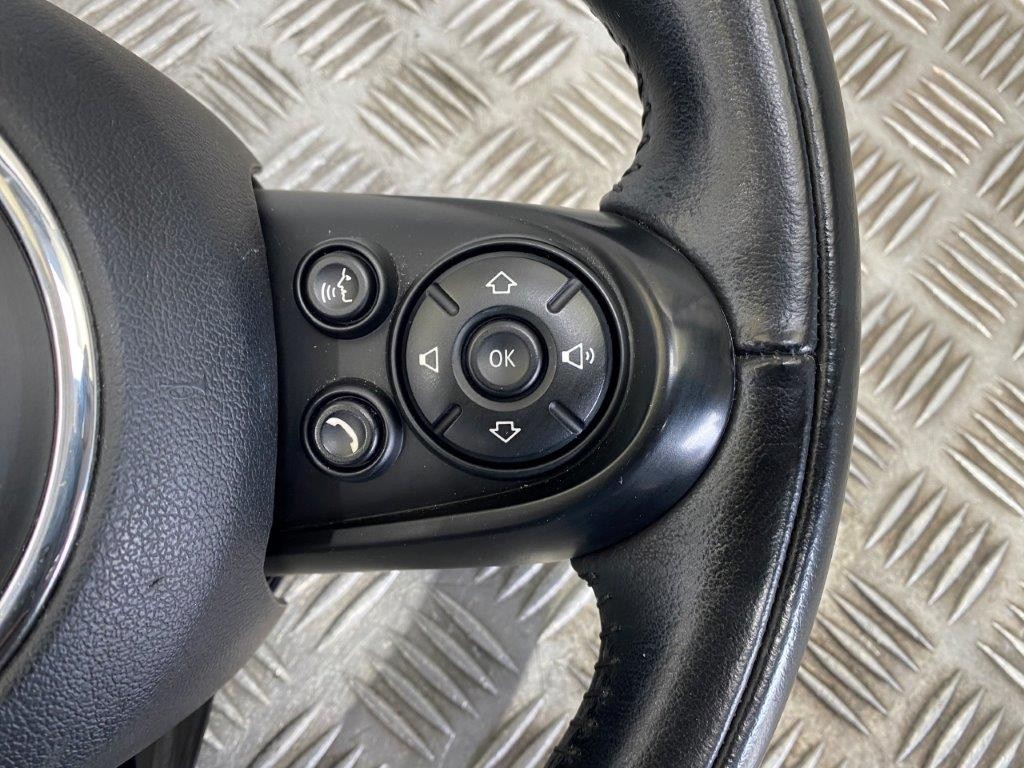 14-18 MINI COOPER HATCH F55 MULTIFUNCTION LEATHER STEERING WHEEL WITH BAG - Thumbnail 4