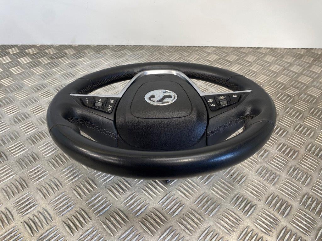 12-18 VAUXHALL ASTRA GTC MULTIFUNCTION LEATHER STEERING WHEEL WITH BAG - Thumbnail 7