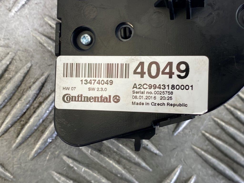 12-19 VAUXHALL MOKKA MK1 A/C HEATER CONTROL SWITCH PANEL (SCRATCHED) 13474049 - Thumbnail 4