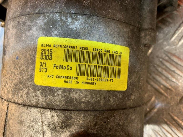 12-18 FORD FOCUS MK3 1.0 PETROL AC COMPRESSOR AIR CON PUMP DV61-19D629-FD - Thumbnail 7