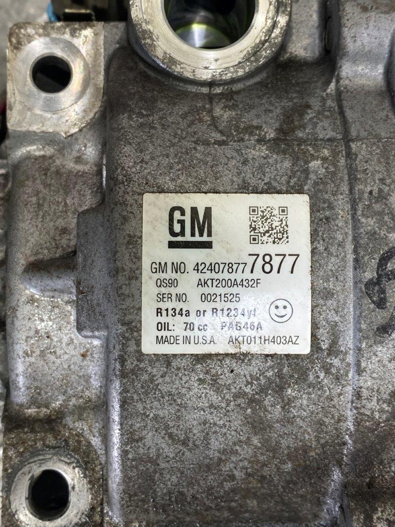 12-19 VAUXHALL MOKKA/ASTRA 1.4 PETROL AC COMPRESSOR AIR CON PUMP 42407877 - Thumbnail 7