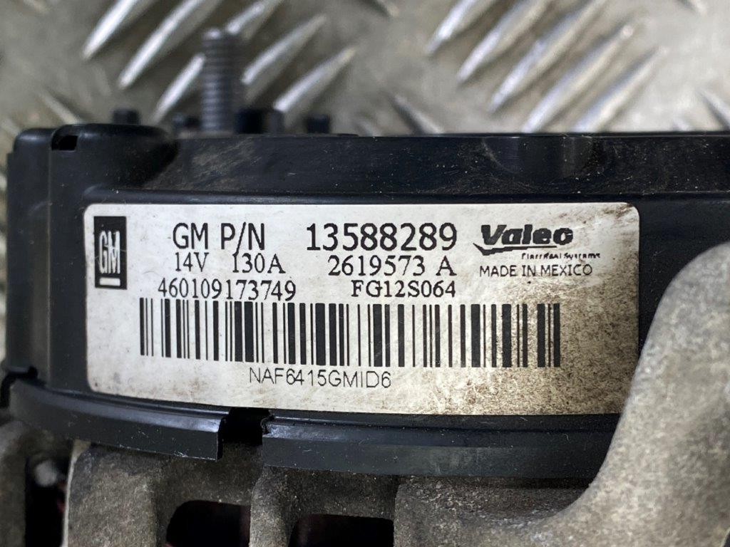 12-19 VAUXHALL MOKKA/CORSA E/ASTRA 1.4 PETROL ALTERNATOR 13588289 - Thumbnail 7