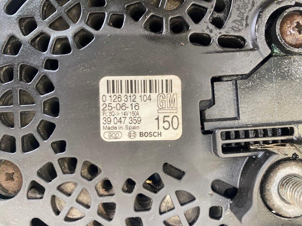 15-19 VAUXHALL CORSA E 1.3 DIESEL ALTERNATOR 39047359/13585670 - Thumbnail 5