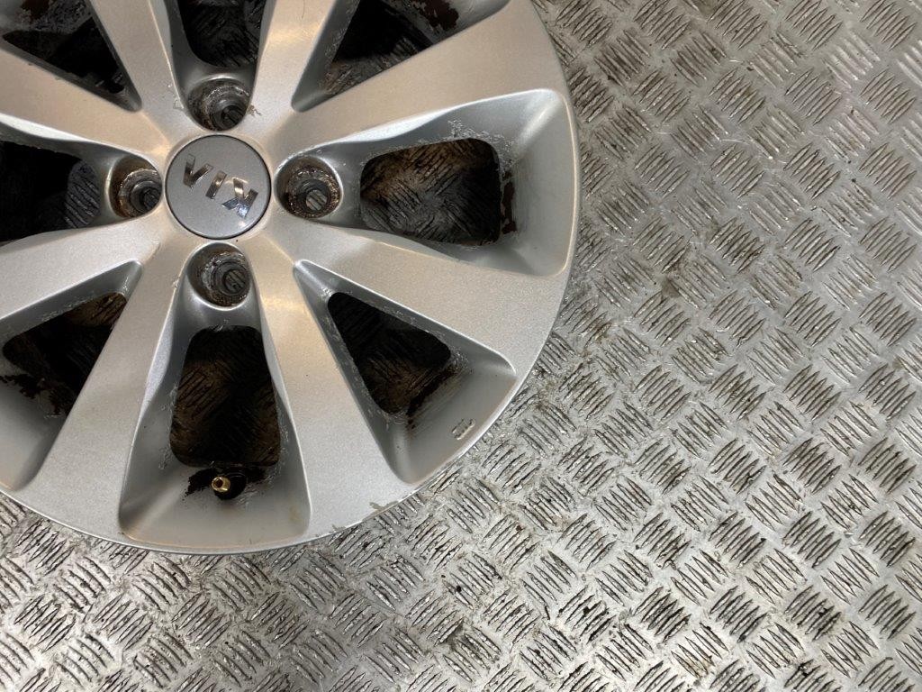 11-17 KIA RIO MK3 15" INCH 8 SPOKE 4 STUD ALLOY WHEEL 5.5JX15 (SCRATCHED) - Thumbnail 6