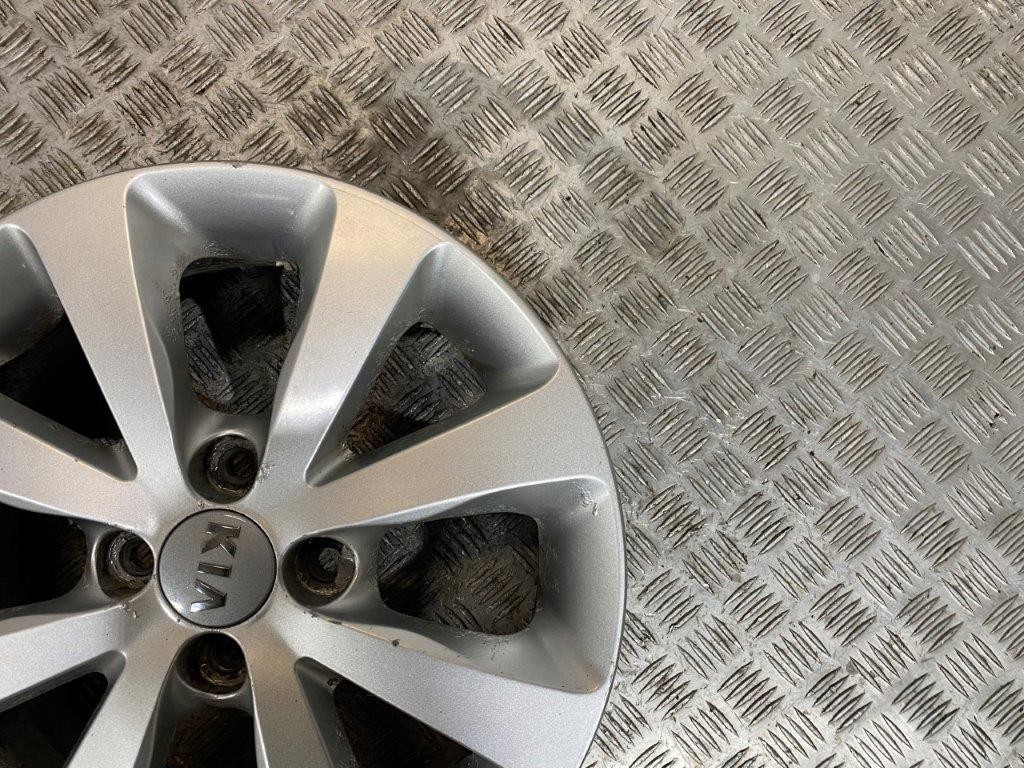 11-17 KIA RIO MK3 15" INCH 8 SPOKE 4 STUD ALLOY WHEEL 5.5JX15 (SCRATCHED) - Thumbnail 4