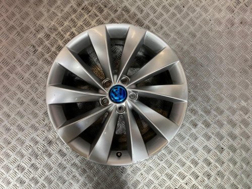 08-14 VW SCIROCCO GT 18" INCH 5 STUD 10 SPOKE ALLOY WHEEL 8JX18H2 (SCRATCHED)