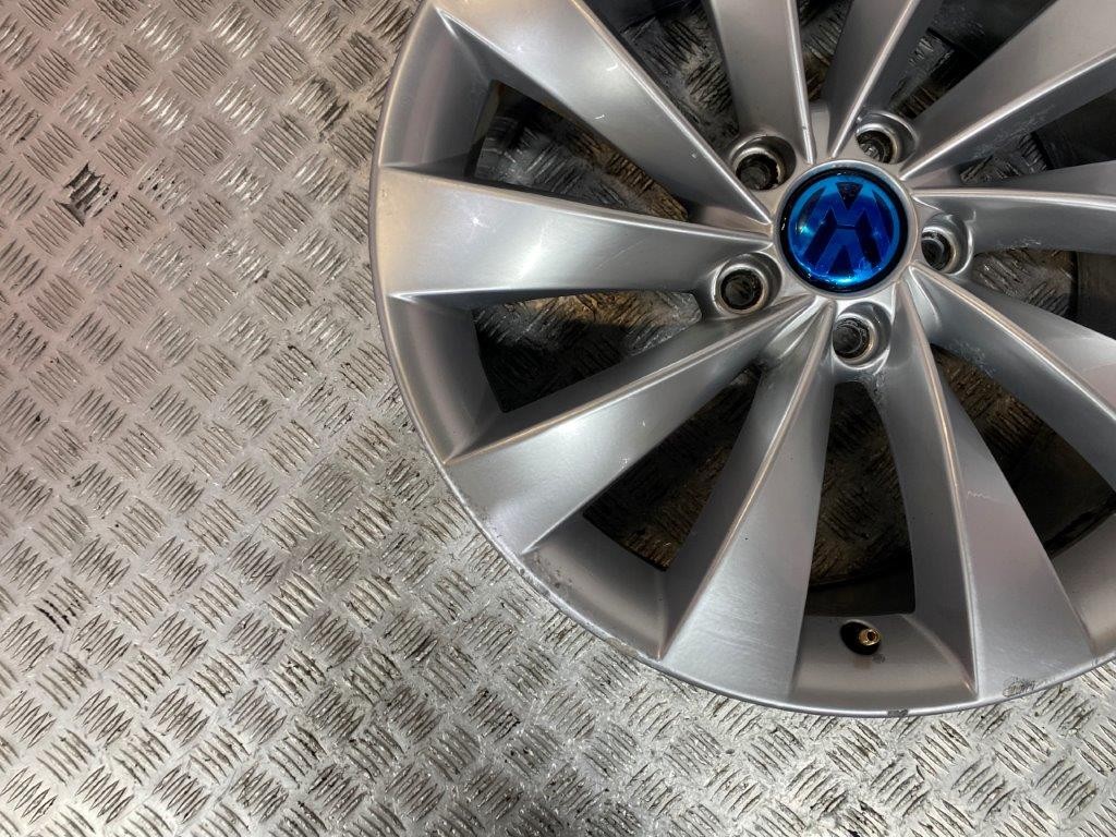 08-14 VW SCIROCCO GT 18" INCH 5 STUD 10 SPOKE ALLOY WHEEL 8JX18H2 (SCRATCHED) - Thumbnail 5