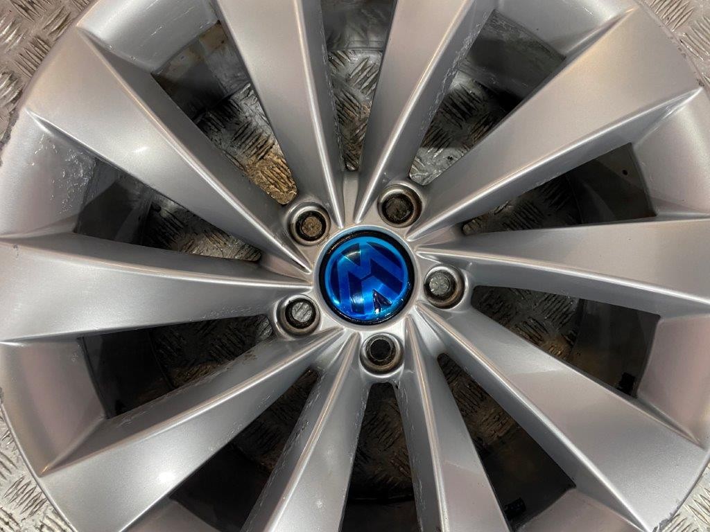 08-14 VW SCIROCCO GT 18" INCH 5 STUD 10 SPOKE ALLOY WHEEL 8JX18H2 (SCRATCHED) - Thumbnail 7