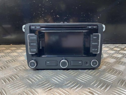 08-14 VW SCIROCCO RADIO/CD PLAYER/SAT NAV HEAD UNIT 3C0035279M