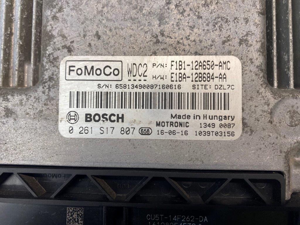 12-17 FORD FIESTA MK7 1.0 PETROL MANUAL COMPLETE ENGINE ECU KIT F1B1-12A650-AMC - Thumbnail 4