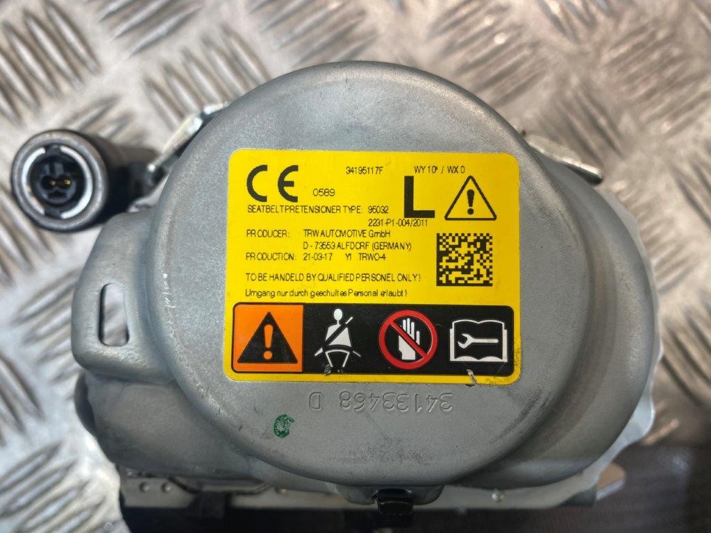 15-19 VAUXHALL ASTRA K MK7 5 DOOR HATCH PASSENGER SIDE FRONT SEAT BELT 39065887 - Thumbnail 12