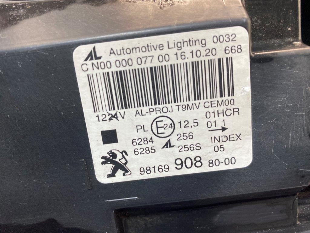 17-19 PEUGEOT 308 MK2 N/S PASSENGER NEAR SIDE HEADLIGHT (BROKEN LUGS) - Thumbnail 12