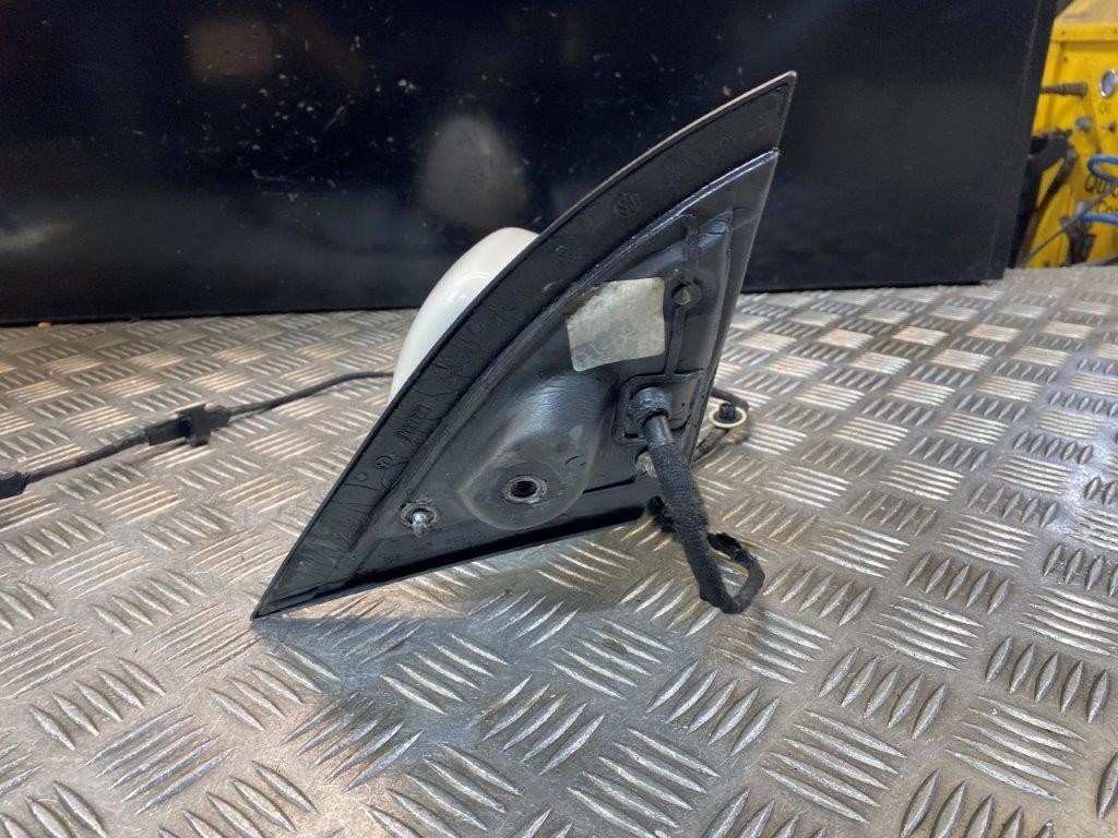 08-14 VW SCIROCCO N/S PASSENGER NEAR SIDE WING MIRROR WHITE PAINT CODE LB9A - Thumbnail 7