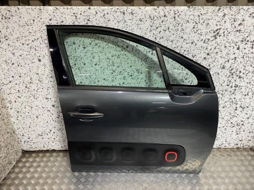 16-20 CITROEN C3 MK3 O/S/F DRIVER OFF SIDE FRONT DOOR GREY PAINT CODE KTP