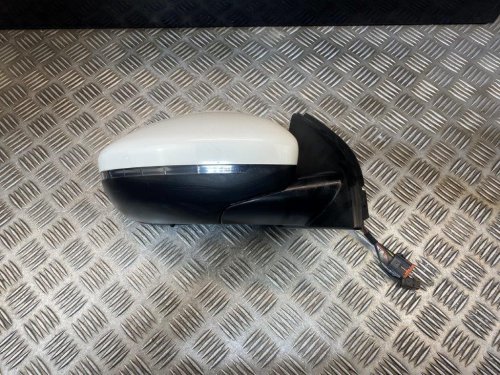 14-21 PEUGEOT 308 MK2 DRIVER SIDE WING MIRROR WHITE PAINT CODE EWP (SCRATCHED)