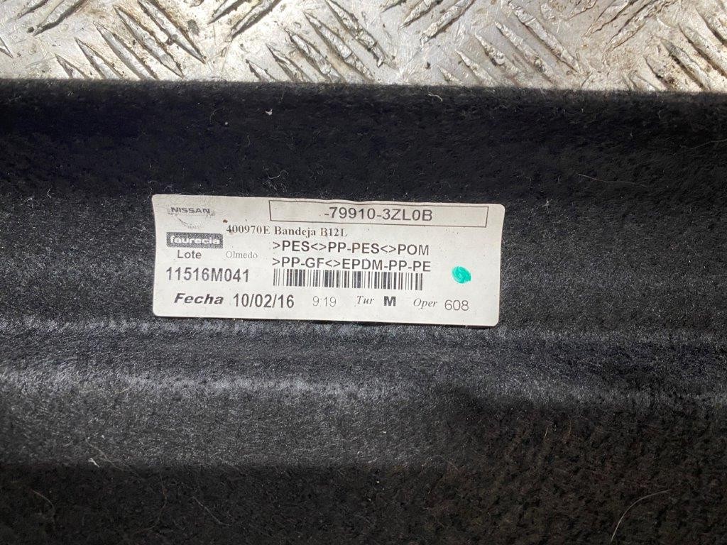 14-18 NISSAN PULSAR C13 PARCEL SHELF LOAD COVER (GENUINE) - Thumbnail 6