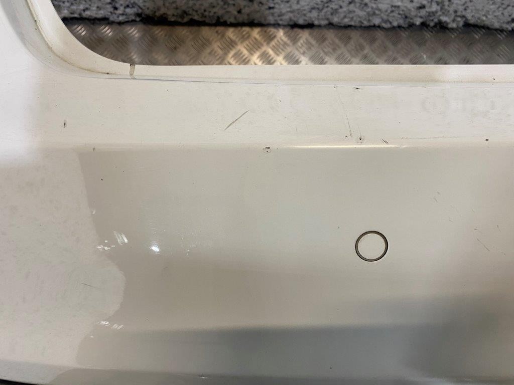 12-17 AUDI A5 8T HATCH S LINE REAR BUMPER WHITE PAINT CODE LS9R (SCRATCHED) - Thumbnail 13
