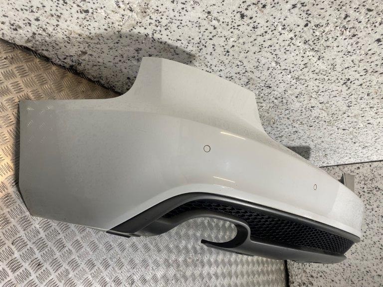 12-17 AUDI A5 8T HATCH S LINE REAR BUMPER WHITE PAINT CODE LS9R (SCRATCHED) - Thumbnail 5
