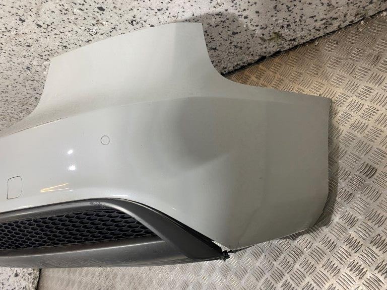 12-17 AUDI A5 8T HATCH S LINE REAR BUMPER WHITE PAINT CODE LS9R (SCRATCHED) - Thumbnail 7