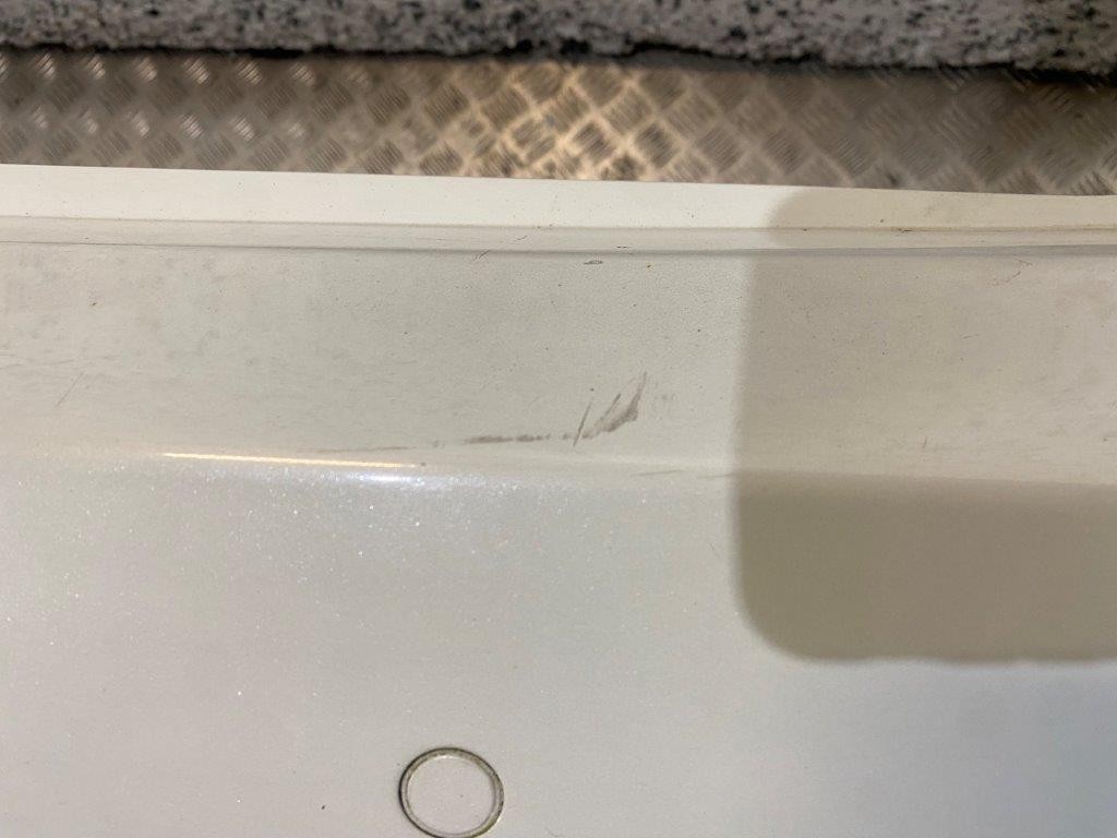 12-17 AUDI A5 8T HATCH S LINE REAR BUMPER WHITE PAINT CODE LS9R (SCRATCHED) - Thumbnail 11