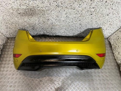 12-17 FORD FIESTA MK7 ST LINE 3/5 DOOR REAR BUMPER MUSTARD OLIVE (PLS READ)