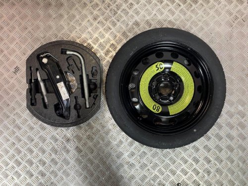 08-14 VW SCIROCCO JACK SET/16" INCH 5 STUD SPACE SAVER SPARE WHEEL 125 70 16