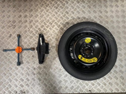 18-22 FORD FOCUS MK4 JACK SET/16" INCH 5 STUD SPACE SAVER SPARE WHEEL 125 70 16