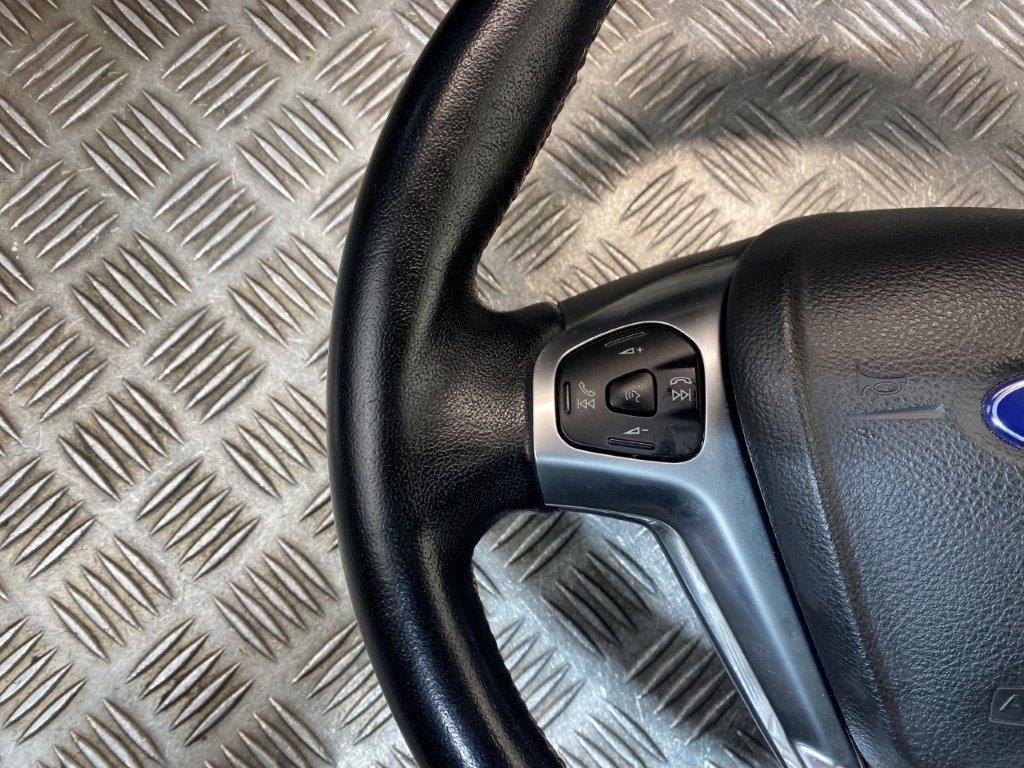 08-17 FORD FIESTA MK7 MULTIFUNCTION LEATHER STEERING WHEEL WITH AIRBAG - Thumbnail 3