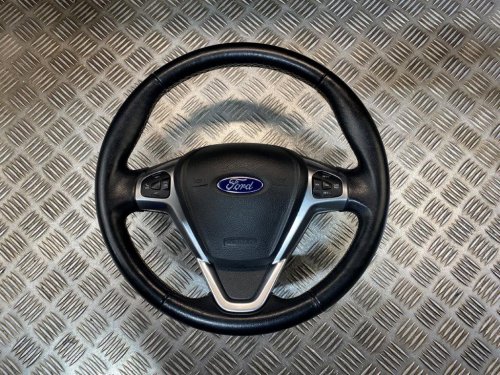 08-17 FORD FIESTA MK7 MULTIFUNCTION LEATHER STEERING WHEEL WITH AIRBAG