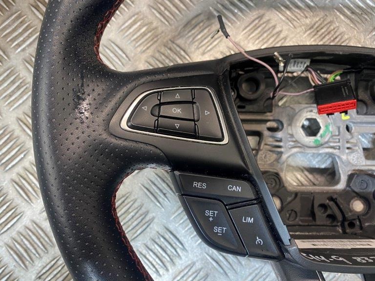 16-20 FORD KUGA MK2 MULTIFUNCTION LEATHER STEERING WHEEL WITH AIRBAG - Thumbnail 4