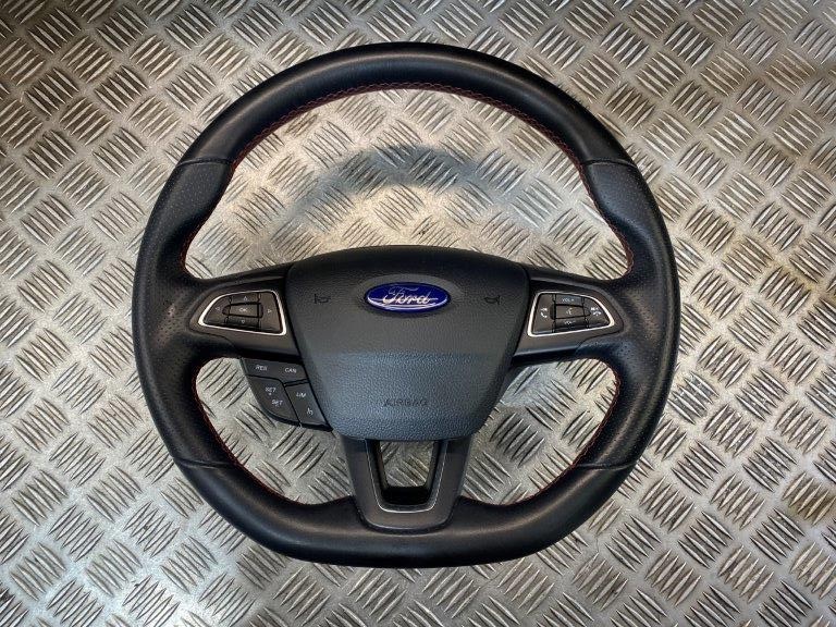 16-20 FORD KUGA MK2 MULTIFUNCTION LEATHER STEERING WHEEL WITH AIRBAG - Thumbnail 2