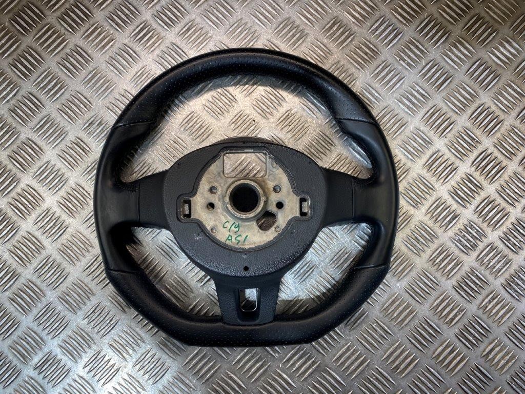 08-14 VW SCIROCCO GT LINE MULTIFUNCTION FLAT LEATHER STEERING WHEEL - Thumbnail 8
